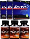 Enzyte® + Ogoplex® Bundle – Enhancement masculino natural + Enhance de próstata e climax – Fornecimento de 90 dias de cada marca