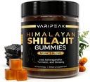 4-em-1 Orgânico Himalaia Shilajit Gummies com Ashwagandha, Açafrão, & Ginseng ; Adaptogen para a energia, Imunidade e Vitalidade Suporte ; Orgânico, Vegan, Sugar-Free Contagem 90 para homens e mulheres