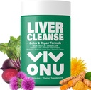 VivoNu Milk Thistle Silymarin & Dandelion Root Heather Health Support, Antioxidant Support, Detox (60 Cápsulas/1 Garrafa)