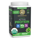 Sunwarrior Orgânico Planta Based Protein Powder □ Vegan Orgânica Protein Powder com BCAA Aminoácidos Plus Recuperação Minerais e Botânicos □ Não-GMO Soja Dairy & Gluten Free (Desfolhado, 20 Servings)