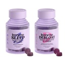 Lemme Sleep & Debloat Bundle - Pastilhas de dormir, uma ajuda nocturna livre de drogas e chicletes de inchaço para Digestive & Gut Health, Probióticos & Prebióticos - Gluten Free, Gelatin Free, Non-GMO - 60 Ct.
