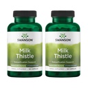 Swanson Milk Thistle (Standardized) - Suplemento de suporte de ervas do fígado w / 80% Silymarin - Fórmula natural que ajuda a manter a saúde geral e bem-estar - (120 cápsulas) (2 embalagem)