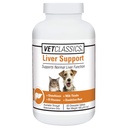 Vet Clássicos Suporte de fígado Suplemento de saúde animal de estimação para cães, gatos – Funções de fígado – B-Vitaminas, Glutationa, Cardo de leite – tablets macios, mastigação – 60 comprimidos mastigáveis