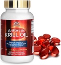 Suplemento dietético do óleo de krill da Antártida (500 mg, 60 Softgels)