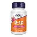NOW Suplementos, Vitamina B-12 1.000 mcg com Ácido Fólico, Saúde do Sistema Nervoso*, 100 Lozenges Mastigáveis