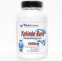 Yohimbe Bark Extract Normalizado 1500mg // 200 Cápsulas // Pure // by PureControl Supplements