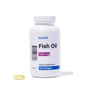 MAJOR Omega-3 óleo de peixe - suplemento de óleo de peixe 1000mg - 100 Softgels (1-Pack)