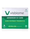 Visbiome® Advanced GI Care - Alta Potência Probiótico 450 Bilhões de Força - 30 Packets Unflavored Powder - Original De Simone Formulation - Enviado frio em refrigerador reciclável com monitor de temperatura.