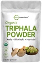Micro Ingredientes Orgânico Triphala Pó, 2 Libras (Amla + Haritaki + Bibhitaki) Origem da Índia, Suplemento de Herbal Adaptogen, Suporta Colon & Imune Saúde Vegan, No GMOS