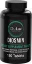 Dulác - Diosmin Hesperidina 1000mg Suplemento dietético 180 Comprimidos, Enriquecidos com Extrato de Castanha de Cavalo e Açougueiros Broom