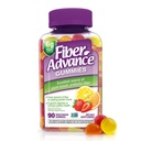 Fiber Advance Gummies 100% Fiber Based Supplement for Digestive Health (Suplemento de Fibra Baseada em Plantas para a Saúde Digestiva) Chicory Raíz Inulin Prebiótico Gummies for Adults (Gluten Free, Vegetarian, & Non-GMO, 90 Count