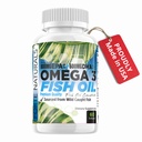 Omega 3 Fish Oil 2000mg ALTA potência 800mg EPA DHA 600mg Suplemento BURPLESS Non GMO Omega 3 Fatty Acid Supplements High DOSE Fish Oil for Dogs Cats Humans Made in USA