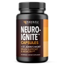 NeuroIGNITE Suplementos cerebrais para memória e foco - 60 Contagem - Nootropics Suplemento de suporte cerebral com hipericão, Ginkgo Biloba, Bacopa, Fosfatidilserina - Cápsulas não-GMO, 2 meses de fornecimento