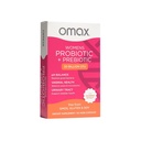 Omax Saúde Prebióticos e Probióticos Complexo para Mulheres, pH Equilíbrio, Vag Saúde, Trato urinário, Levedura & BV Prevenção, Lactobacillus & Bifidobacterium Vegan, Orgânico, Glúten Livre □ 30 Vege-cápsulas