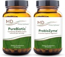 MD Prescritivos PureBiotic e ProbioZyme Bundle - Suplemento Digestivo & Gut Saúde - 60 Cápsulas/90 Cápsulas