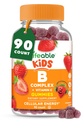 Complexo Vitamina B vital para crianças com VIT C ; Grande Degustação B Complex Gummies ; Vegan Kids B Complex ; Energia e Nerve Suporte