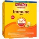 Natureza Made Wellblends ImmuneMAX Fizzy Drink Mix, Vitamina C 1500mg, Zinco 15 mg, Vitamina D3 1000 UI (25 mcg), mais B Vitaminas e Eletrolitos Hidratação Mistura, 30 Stick Packs