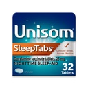 Unisom SleepTabs, Sono-aid à noite, succinato de doxilamina, 32 comprimidos