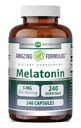 Fórmulas surpreendentes Suplemento de Melatonina 5 Mg Por Servindo 240 Cápsulas