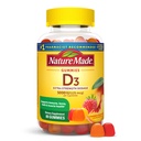Nature Made Vitamina D3 5000 UI Por Pastilhas de Servimento Força extra, Apoio à Saúde Óssea e Imune, 80 pastilhas de Vitamina D para Adultos, Fornecimento de 40 dias