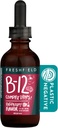 Freshfield Naturals B Complex Drops: B12, B2, B3, B5, e B6, Vegan-Friendly Liquid Formula, Absorção melhorada de 1200 mcg Metilcobalamina, Energizar, Elevar o humor e apoiar a saúde do coração