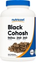 Nutricost Black Cohosh 540mg, 240 Cápsulas - Não-GMO, Glúten Grátis