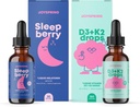 JoySpring Vitamina D3 K2 para crianças pode apoiar saudável sistema imunológico Vitamina D para crianças e melatonina líquida para crianças suporte ao sono