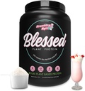 Beato Vegan Protein Powder - Protein Based Plant Powder Replacement Protein Shake, 23g de Ervilha Protein Powder, Dairy Free, Gluten Free, Soy Free, Sem açúcar adicionado, 30 Servings (Strawberry Mylk)