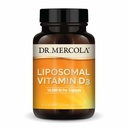 Dr. Mercola Vitamina lipossomal D3 - Suporta Coração, Saúde Óssea e Imune - 10.000 UI Por Serviço - Não-GMO, Soy Free & Gluten Free - 90 Cápsulas (90 Servings)