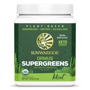 Verdes Orgânicos Supercomplexo de Superalimentação   □ Super Verdes Orgânicos Pó de Suco cru com Probióticos Folha de Moringa & Eletrolítico Minerals