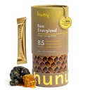 HUNY Bee Energizado com Shilajit Honey Sticks + 85 Minerais Trace para Energia Limpa, Foco e Suporte Imuno