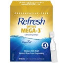 Atualizar Optive MEGA-3 Gotas Oculares Lubrificantes Lágrimas Artificiais Preservativas, 0,01 fl oz (0,4 ml), 30 Recipientes de Uso Único