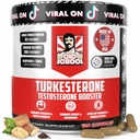 Old School Labs Testosterona Supplement for Men – Max Potence Tongkat Ali com BioPerine® para Max Absorção, Suporta Músculo, Força, Recuperação, Drive & Stamina – Turkesterone, 120 Cápsulas