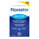 Florastor Probióticos para Saúde Digestiva e Imune, 54 Cápsulas, Probióticos para Mulheres e Homens, Ajuda a Flush Out Bad Bacteria, Aumenta o Bem com a nossa estirpe Saccharomyces Boulardii, Embalagem de Vary