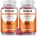 Pastilhas de Ashwagandha, Pastilhas calmas com Ashwagandha extrato de raiz Vitamina D Zinco, Suplemento Ashwagandha para o equilíbrio do estresse do sono, Vegan, Não-GMO, Sem glúten, 120 contagem