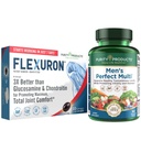 Pacote de produtos de pureza - Fórmula Múltipla + Flexuron Múltiplas Suporta Vitalidade saudável, Energia + Mais - Flexuron - 3X Melhor do que Glucosamina e Condroitina - 30 Dia Fornecimento