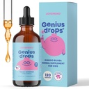 JoySpring Genius Drops - Drops Focus Orgânicos para Crianças O Suplemento Foco Clinicamente Provado ajuda as crianças a se comportarem melhor na escola