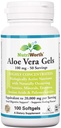 Suplemento Aloe Vera (100 Softgels) 20.000mg Puro Gel Equivalência – Feito com Aloe Vera orgânico
