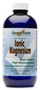 Bom Magnésio Iônico do Estado 8 onças - Natural - Nano Tamanho Tecnologia Mineral - Classe Profissional - Suporta Reações Químicas e Enzimas Saudáveis - 96 Servos (8,1 fl oz)