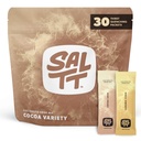SALTT Electrolytes Powder Packets, Cocoa Variety Pack (30 Packets) - Magnésio, Potássio, Sódio, Trace Minerals - Vegan, Açúcar Livre, Glúten Livre - Essenciais de viagem - Made in USA