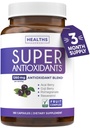 Super Antioxidantes Suplemento para Mulheres e Homens - Alta Potência Herbal & Fruta Mistura com Acai, Goji, Romã, Elderberry & Resveratrol para cuidados com a pele e Imune Suporte - Vegan & Non-GMO - 180 Cápsulas