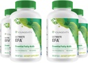Youngevity Ultimate EFA - Fonte Orgânica de Ácidos Gordura Essential (Omega 3, 6, & 9) Feito de Borage, Flax & Fish Oil (Pacote de 4)