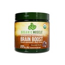 Orgânico Muscle Brain Boost Nootropics Mistura - Vegan & Orgânico Superfood Suplementos de Saúde para Foco, Memória & Produtividade com Ashwagandha, Ginkgo & Ginseng - Chocolate sabor, 20 Servings