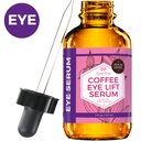 Soro de cafeína de café de leven Rose para olhos 1 oz - Anti-envelhecimento orgânico sob soro de olho para sacos Puffy Sob olhos