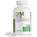 Bronson DIM Supplement 200 MG Diindolymetano com BioPerine para Absorção Melhorada, Metabolismo de Estrogênio & Mantém Níveis de Hormônio Equilibrado, 120 Cápsulas Vegetarianas