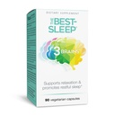 Fatores Naturais 3 Cérebros, O Melhor-Dormir, Suporta Relaxação e sono descansado, Vegan, 90 Cápsulas