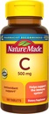Natural Vitamina C 500 mg Caplets, 100 contagem, para suporte imunológico, sem glúten