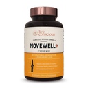 Live Conscious Suplemento de Saúde Conjunta - MoveWell Plus Antárctico Óleo de Krill, Astaxantina Natural e Ácido Hialurônico