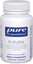 Encapsulamentos puros Krill-Plex   , Suporta conforto menstrual, saúde do coração, suporte conjunto, função cognitiva e saúde da pele , 60 cápsulas de Softgel