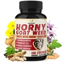 BMVINVOL Erva de cabra tesão para homens e mulheres com Maca, Tribulus, Ginseng, Ashwagandha, Tongkat Ali - 120 Cápsulas para Fornecimento de 4 Mês